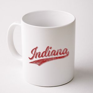 Indiana Varsity Script Classics Sports Jersey Style Coffee Mug