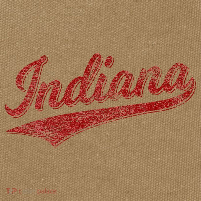Indiana Varsity Script Classics Sports Cotton Canvas Backpack