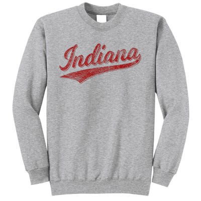 Indiana Varsity Script Classics Sports Tall Sweatshirt