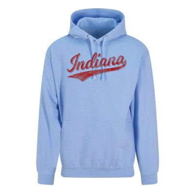 Indiana Varsity Script Classics Sports Unisex Surf Hoodie