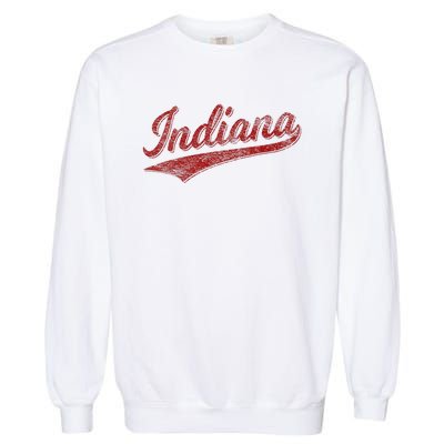 Indiana Varsity Script Classics Sports Garment-Dyed Sweatshirt