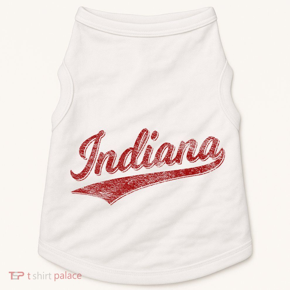 Indiana Varsity Script Classics Sports Doggie Tank