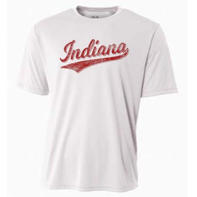 Indiana Varsity Script Classics Sports Cooling Performance Crew T-Shirt