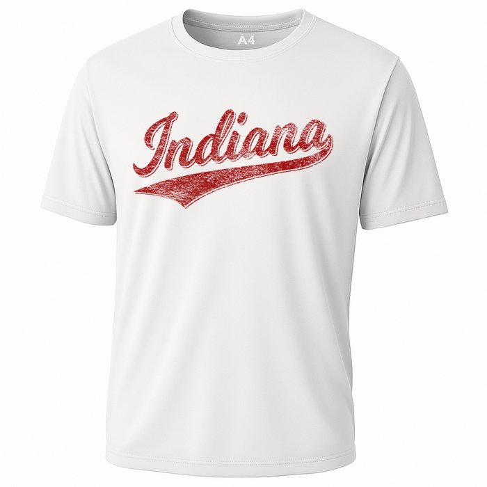 Indiana Varsity Script Classics Sports Cooling Performance Crew T-Shirt