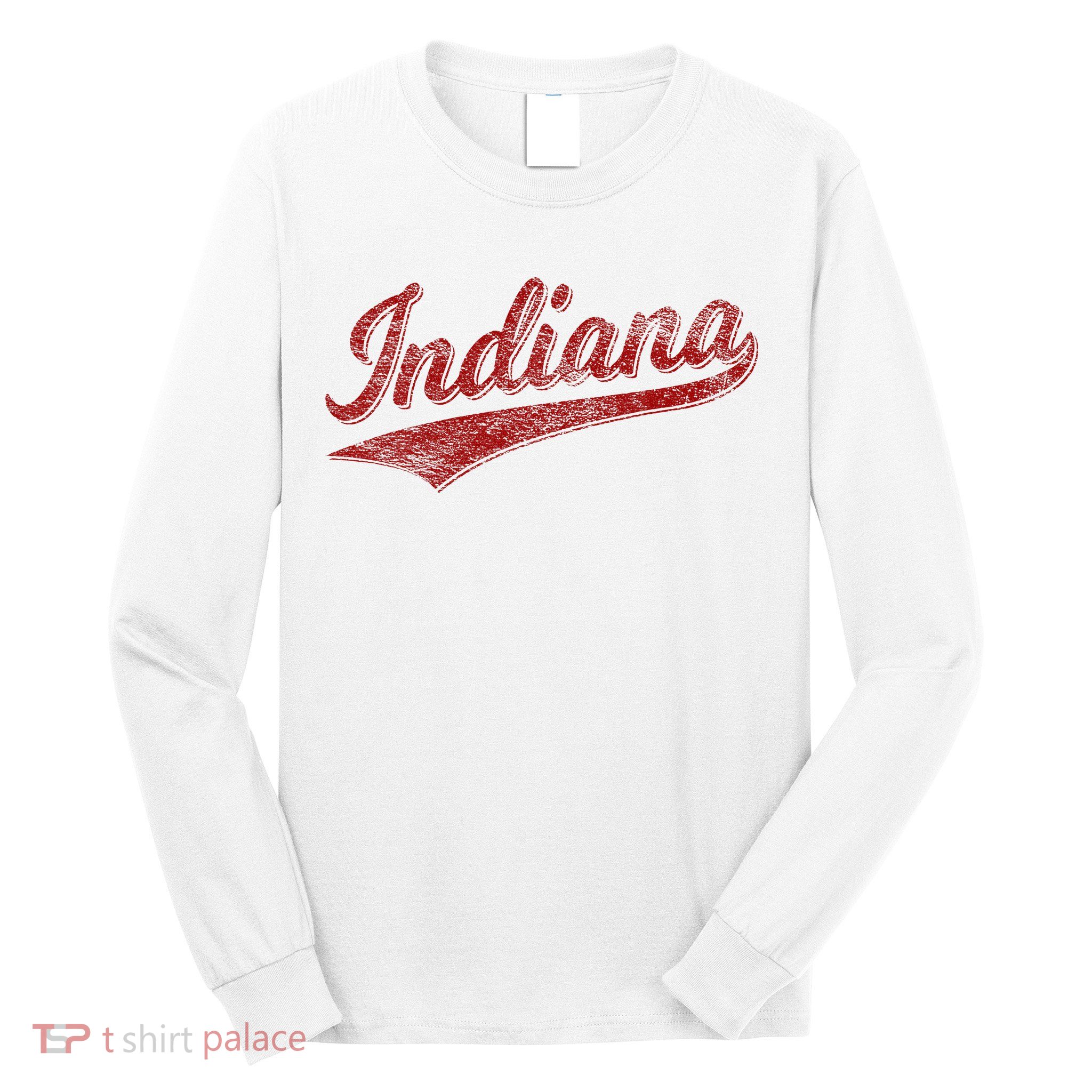 Indiana Varsity Script Classics Sports Long Sleeve Shirt