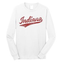 Indiana Varsity Script Classics Sports Long Sleeve Shirt