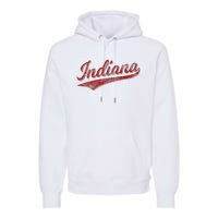 Indiana Varsity Script Classics Sports Premium Hoodie