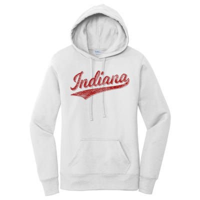 Indiana Varsity Script Classics Sports Women's Pullover Hoodie