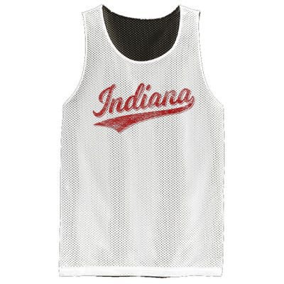 Indiana Varsity Script Classics Sports Mesh Reversible Basketball Jersey Tank