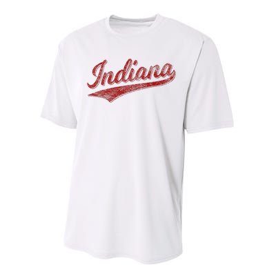 Indiana Varsity Script Classics Sports Performance Sprint T-Shirt