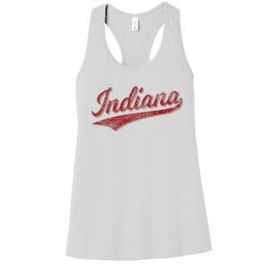 Indiana Varsity Script Classics Sports Women's Racerback Tank