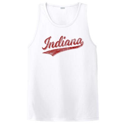 Indiana Varsity Script Classics Sports PosiCharge Competitor Tank