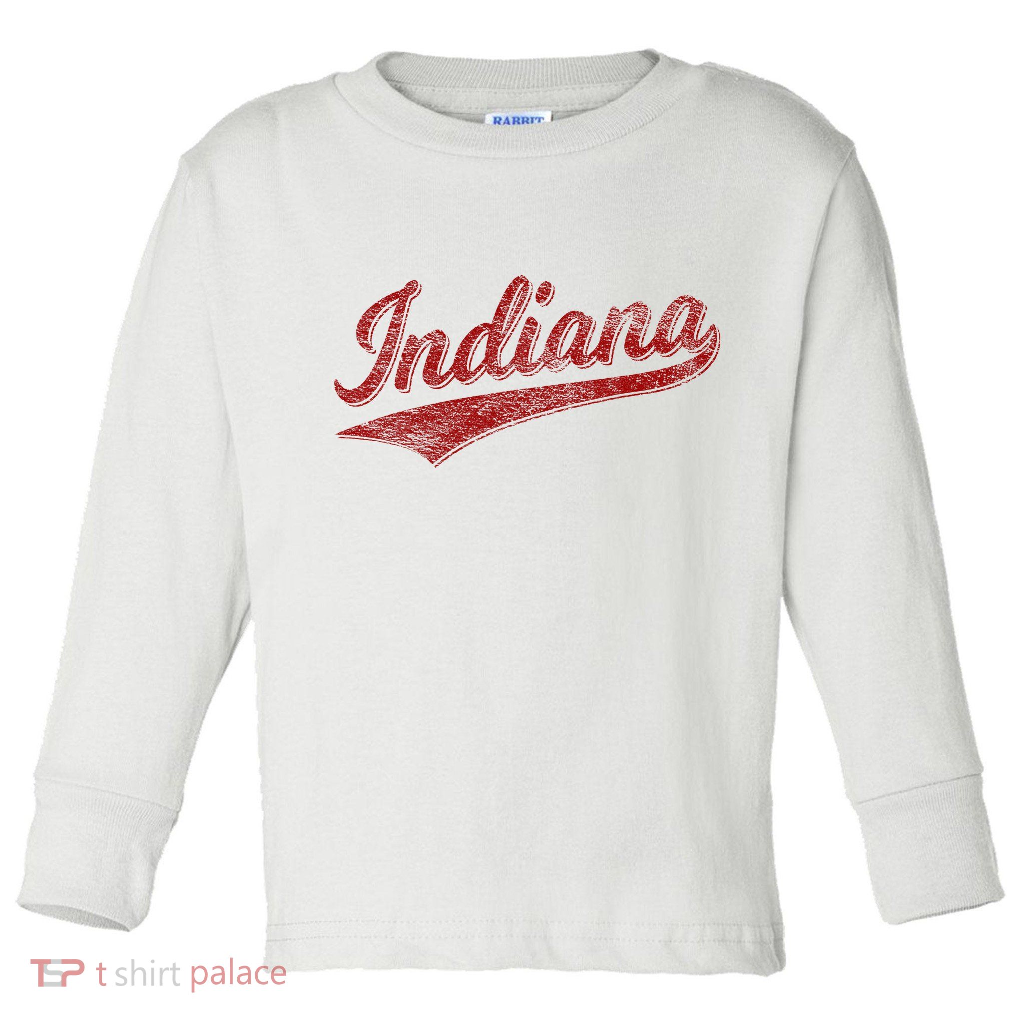 Indiana Varsity Script Classics Sports Toddler Long Sleeve Shirt