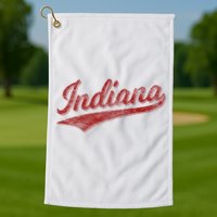 Indiana Varsity Script Classics Sports Golf Towel