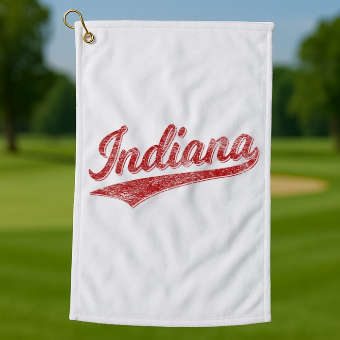 Indiana Varsity Script Classics Sports Golf Towel