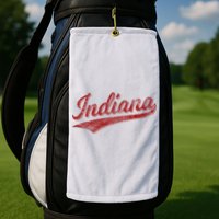 Indiana Varsity Script Classics Sports Golf Towel
