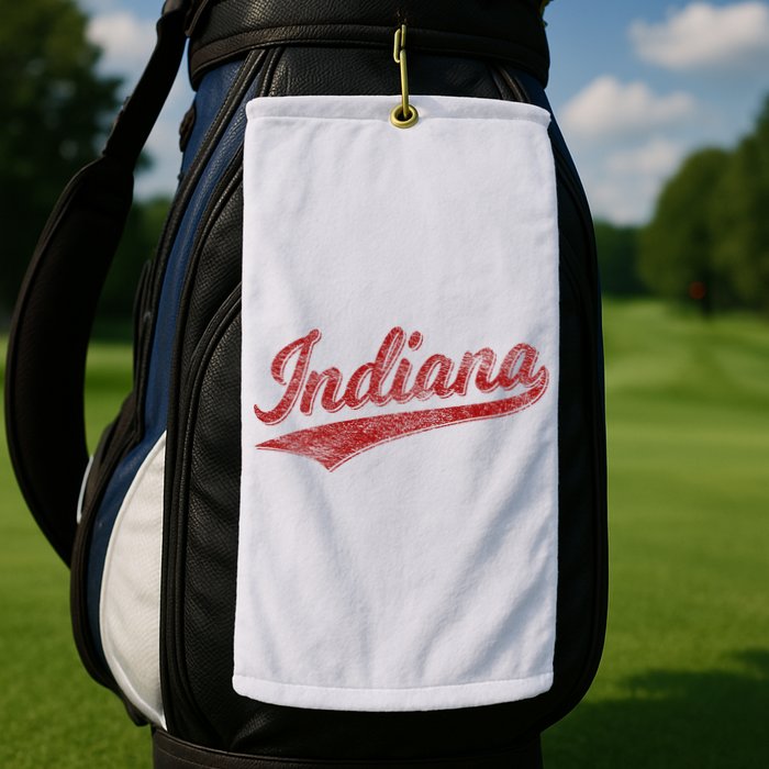 Indiana Varsity Script Classics Sports Golf Towel
