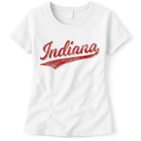 Indiana Varsity Script Classics Sports Womens T-Shirt
