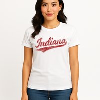 Indiana Varsity Script Classics Sports Womens T-Shirt