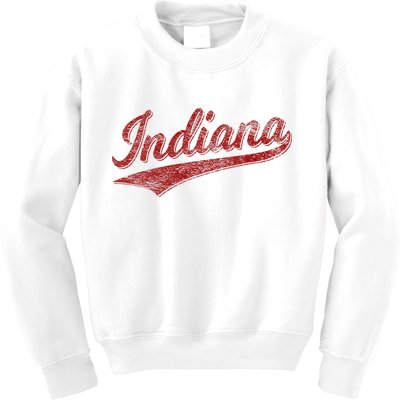 Indiana Varsity Script Classics Sports Kids Sweatshirt