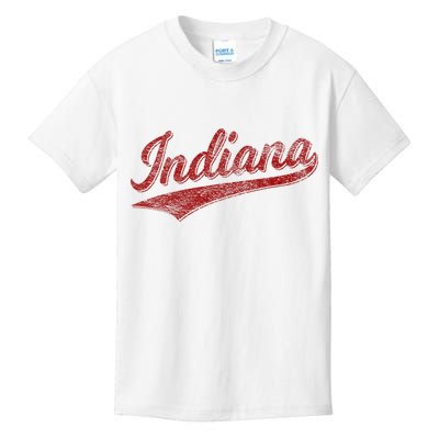 Indiana Varsity Script Classics Sports Kids T-Shirt