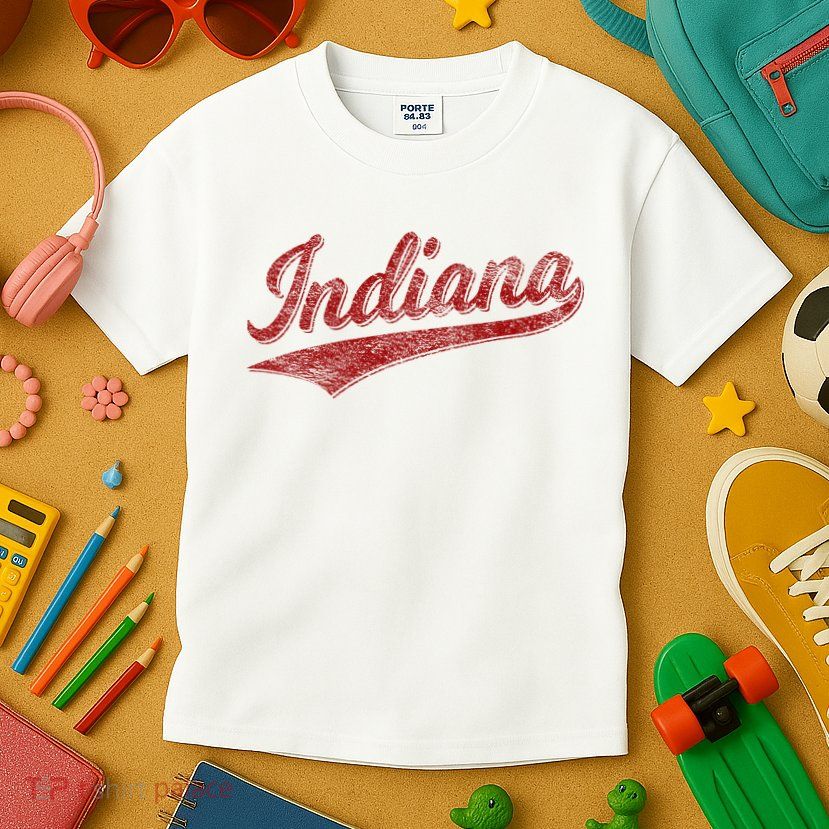 Indiana Varsity Script Classics Sports Kids T-Shirt