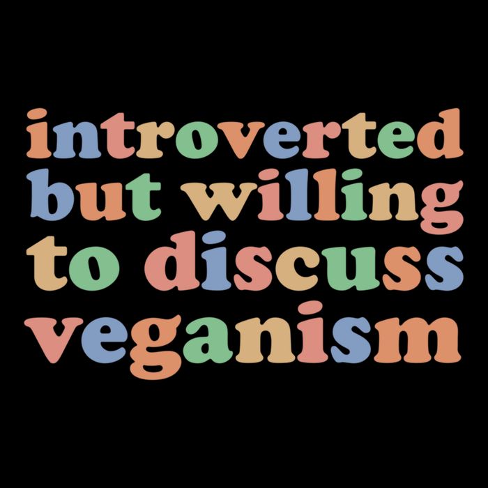 Introverted Vegan Shy Vegan Funny S Veganism Gift Drawstring Bag