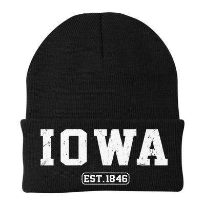 Iowa Vintage State Athletic Style Beanie