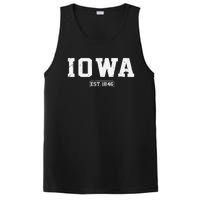 Iowa Vintage State Athletic Style PosiCharge Competitor Tank