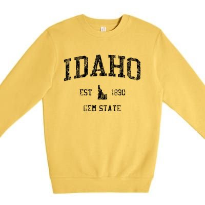 Idaho Vintage Sports Design Idahoan Premium Crewneck Sweatshirt