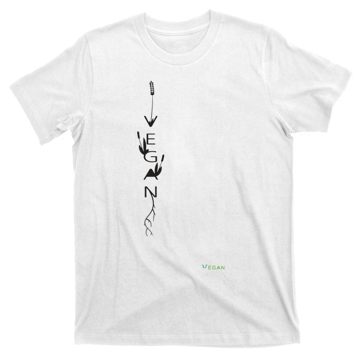 Im Vegan Shirts Vegan Roots Leafs Plant Based T-Shirt