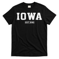 Iowa Vintage State Athletic Style T-Shirt