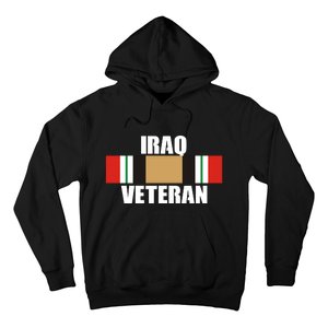 Iraq Veteran Stripe Badge Hoodie