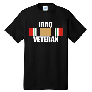 Iraq Veteran Stripe Badge Tall T-Shirt