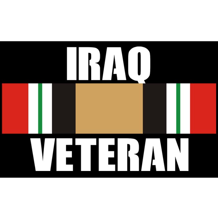 Iraq Veteran Stripe Badge Bumper Sticker