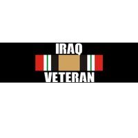 Iraq Veteran Stripe Badge Bumper Sticker