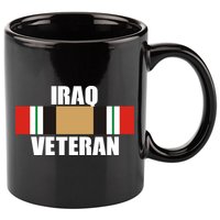 Iraq Veteran Stripe Badge 11oz C Handle Ceramic Mug