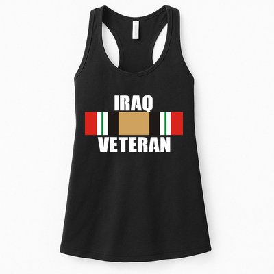 Iraq Veteran Stripe Badge Womens Tank Top