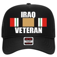 Iraq Veteran Stripe Badge Trucker Hat