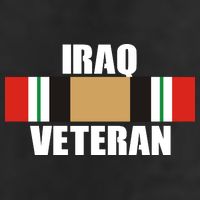 Iraq Veteran Stripe Badge Trucker Hat