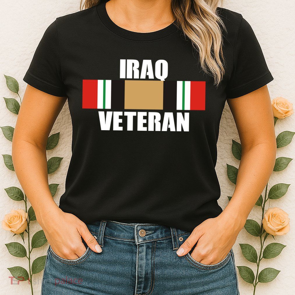 Iraq Veteran Stripe Badge Women's T-Shirt
