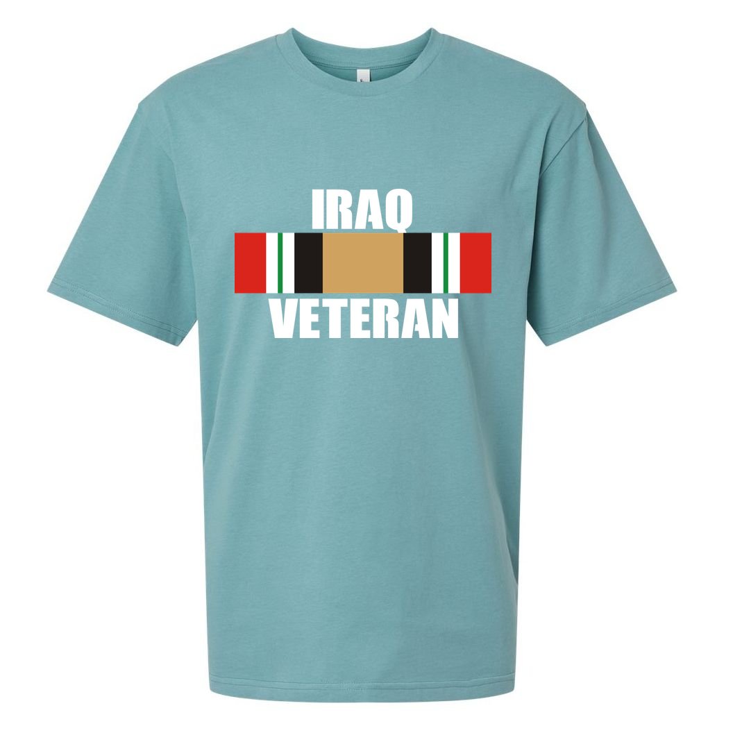Iraq Veteran Stripe Badge Sueded Cloud Jersey T-Shirt