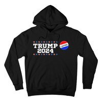 I Voted Trump Vance 2024 Retro America Us Election Hoodie