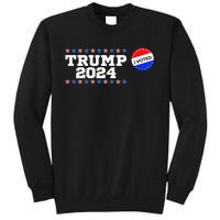 I Voted Trump Vance 2024 Retro America Us Election Sweatshirt