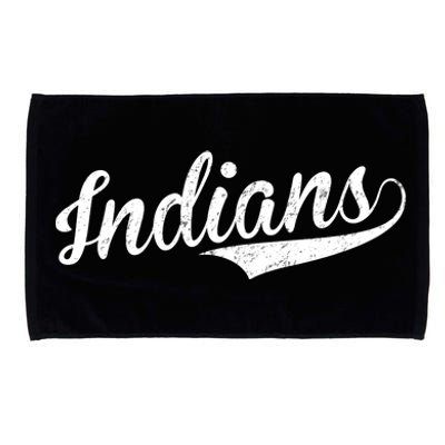 Indians Vintage Team Logo Microfiber Hand Towel