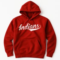 Indians Vintage Team Logo Hoodie
