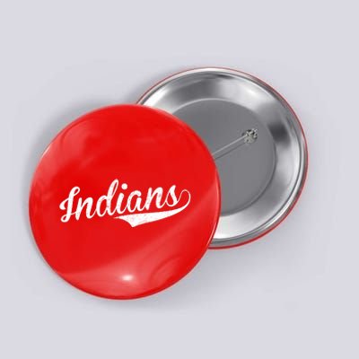 Indians Vintage Team Logo Button