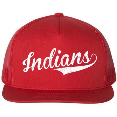 Indians Vintage Team Logo Flatbill Hat