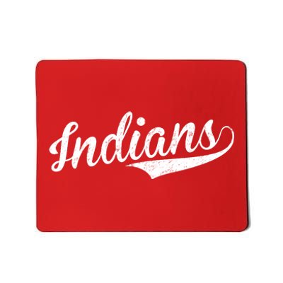 Indians Vintage Team Logo Mousepad