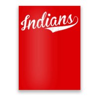 Indians Vintage Team Logo Poster